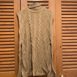 Brown sweater coverup